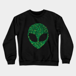 Binary Alien Crewneck Sweatshirt